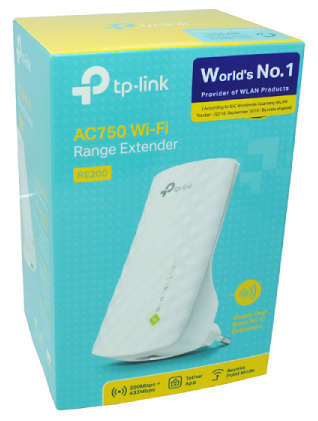 TP-Link Repeteur WiFi(RE200), Amplificateur WiFi AC750, WiFi